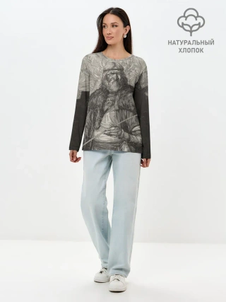 Лонгслив женский. Хлопок / ScandinavianWarrior