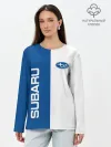 Лонгслив женский. Хлопок / Subaru, sport
