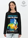 Лонгслив женский. Хлопок / MINECRAFT THE ISLAND