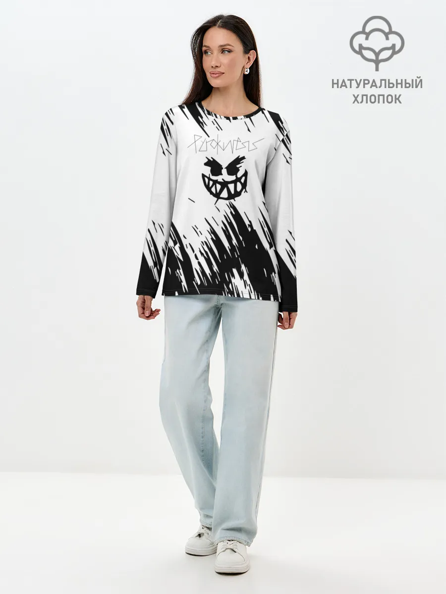 Лонгслив женский. Хлопок / Pyrokinesis - Андрей Пирокинезис