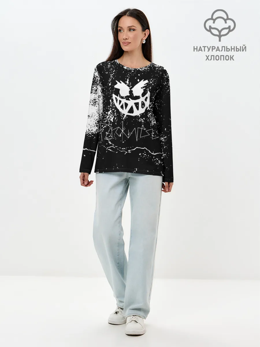 Лонгслив женский. Хлопок / PYROKINESIS: