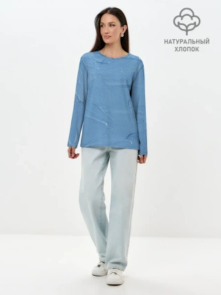 Лонгслив женский. Хлопок / Свежая краска