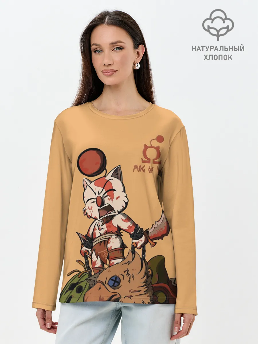 Лонгслив женский. Хлопок / Mog of War