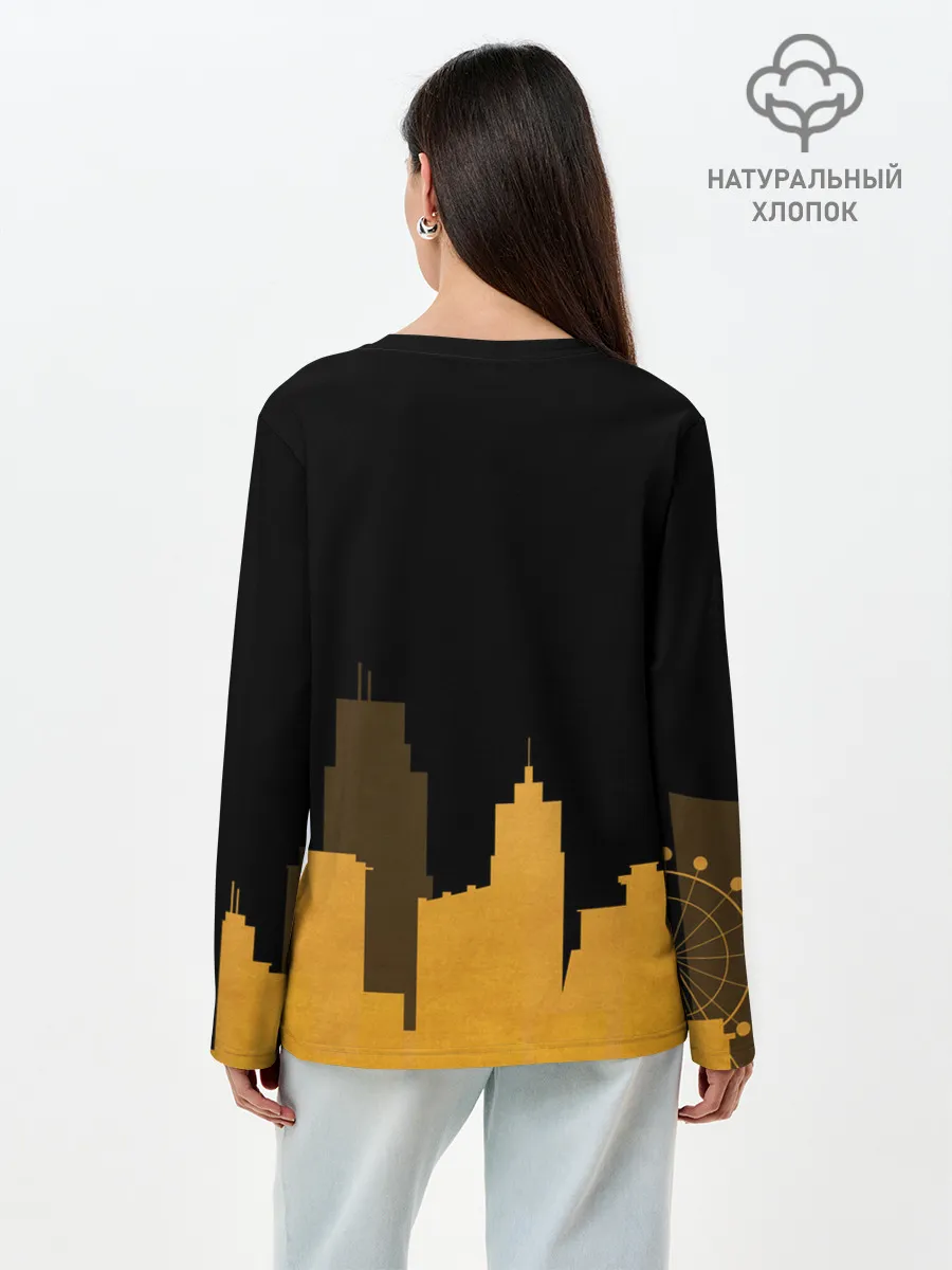 Лонгслив женский. Хлопок / WU-TANG CLAN CITY