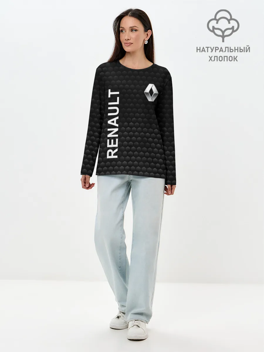 Лонгслив женский. Хлопок / Рено, Renault