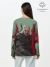 Лонгслив женский. Хлопок / ВЕДЬМАК | THE WITCHER | ГЕРАЛЬТ С МЕЧОМ