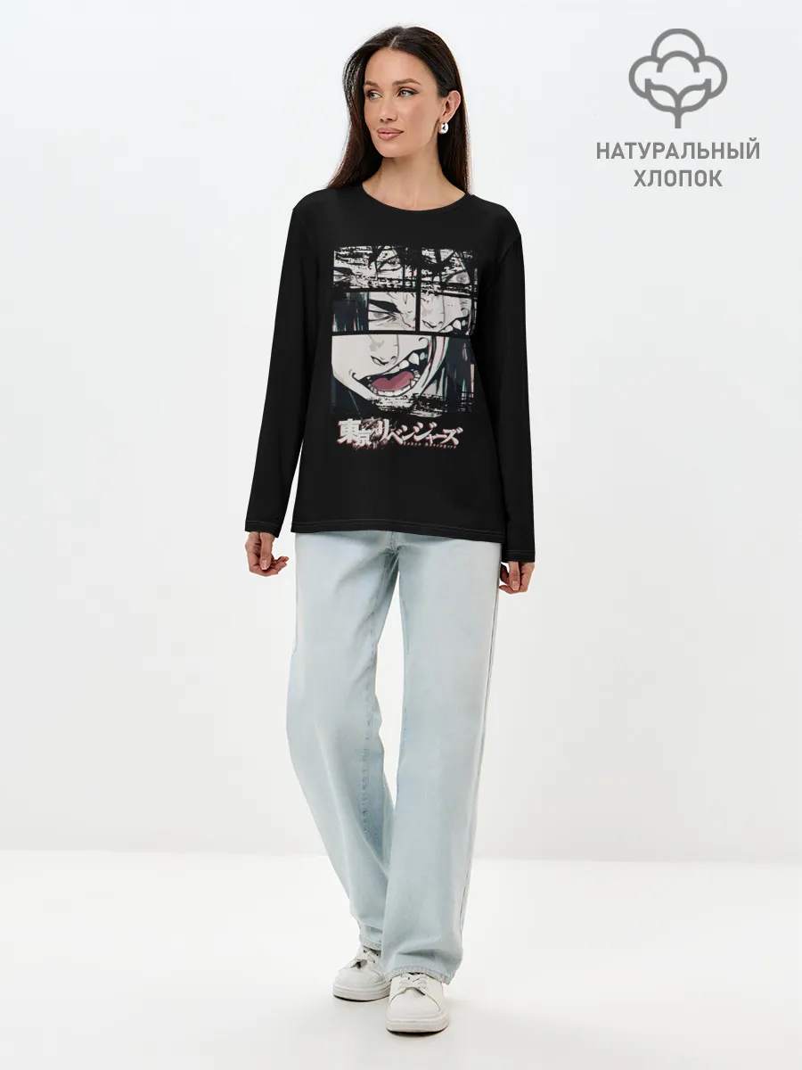 Лонгслив женский. Хлопок / Кейсуке Токийские Мстители