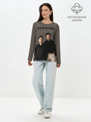 Лонгслив женский. Хлопок / Rauf & Faik / Рауф и Фаик