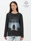 Лонгслив женский. Хлопок / Силует драконорождённого