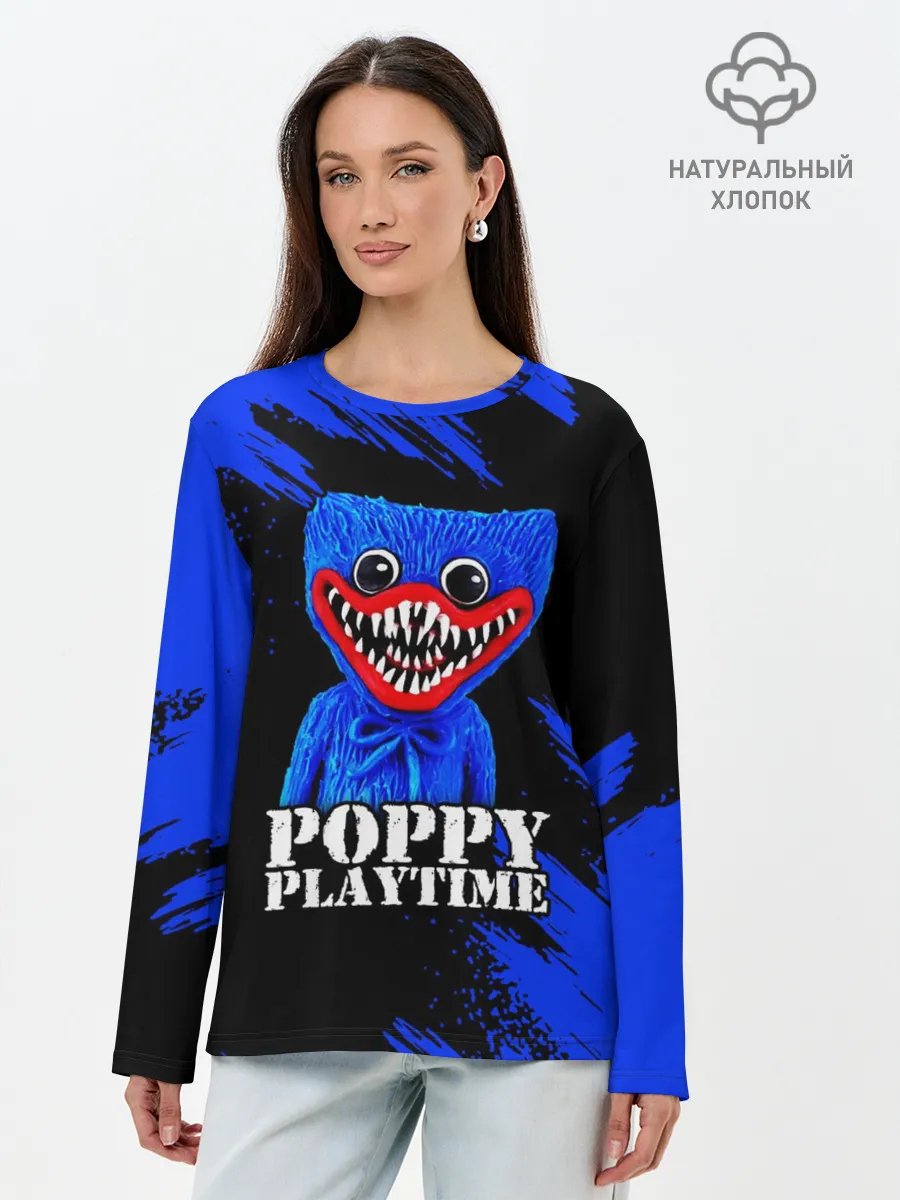 Лонгслив женский. Хлопок / ХАГГИ ВАГГИ