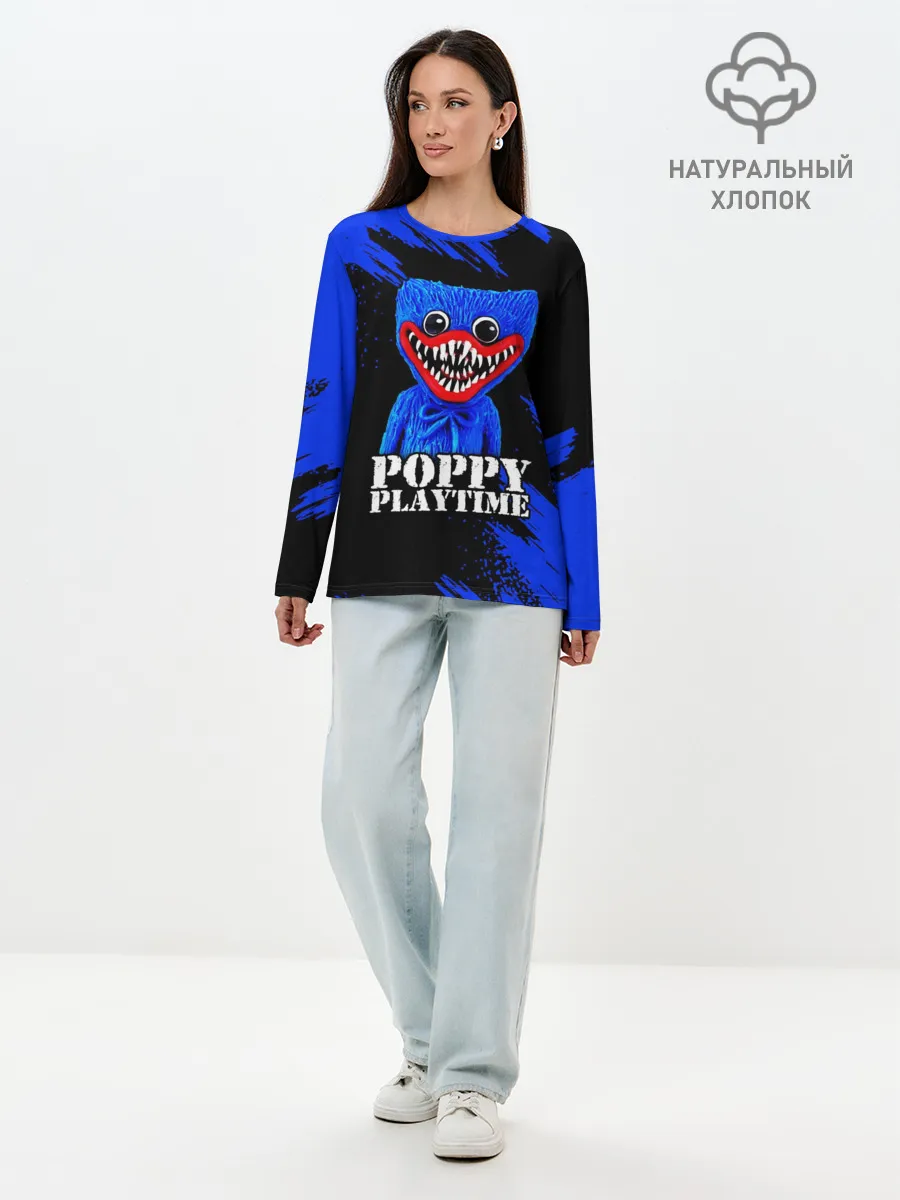 Лонгслив женский. Хлопок / ХАГГИ ВАГГИ