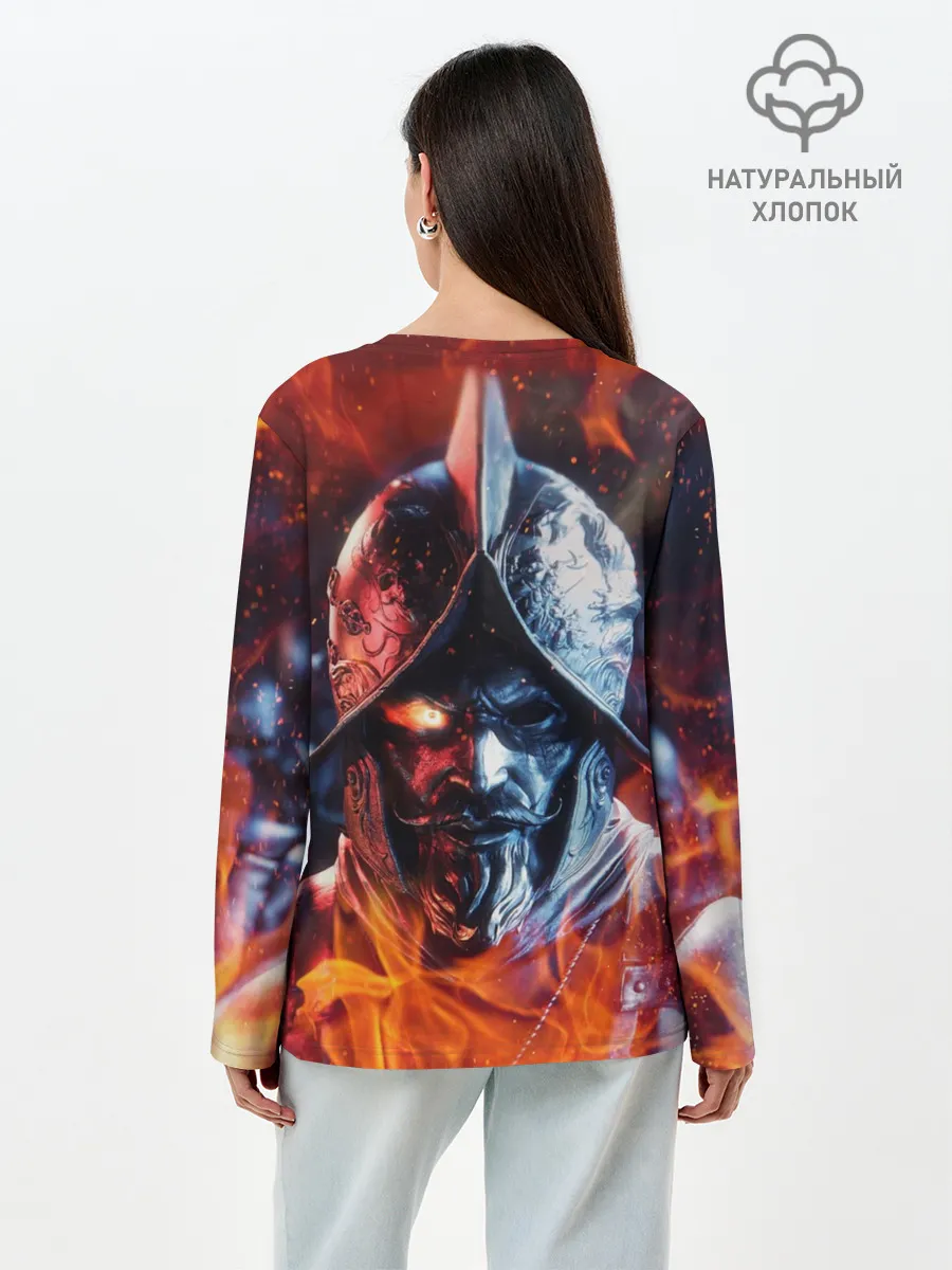 Лонгслив женский. Хлопок / NEW WORLD / НЬЮ ВОРЛД / РЫЦАРЬ