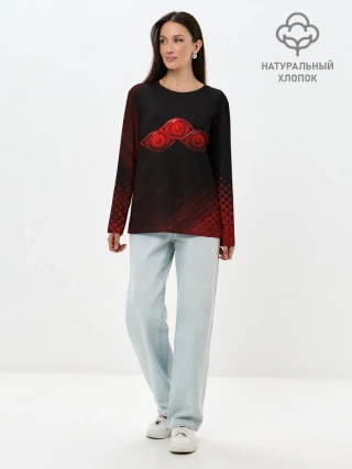 Лонгслив женский. Хлопок / Символ Захарда