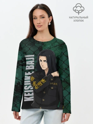 Лонгслив женский. Хлопок / Бадзи