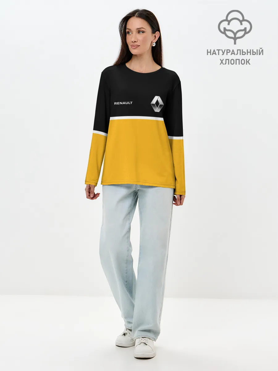 Лонгслив женский. Хлопок / Renault | Два цвета