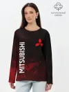 Лонгслив женский. Хлопок / МИТСУБИСИ sport