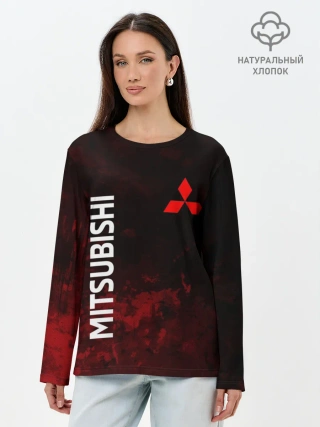 Лонгслив женский. Хлопок / МИТСУБИСИ sport