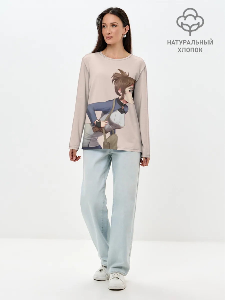 Лонгслив женский. Хлопок / Sweet Marci