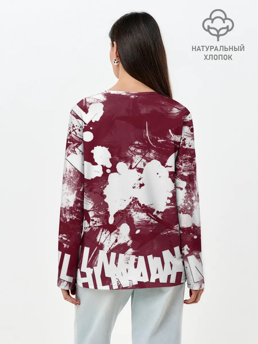 Лонгслив женский. Хлопок / Аризона Койотис, НХЛ