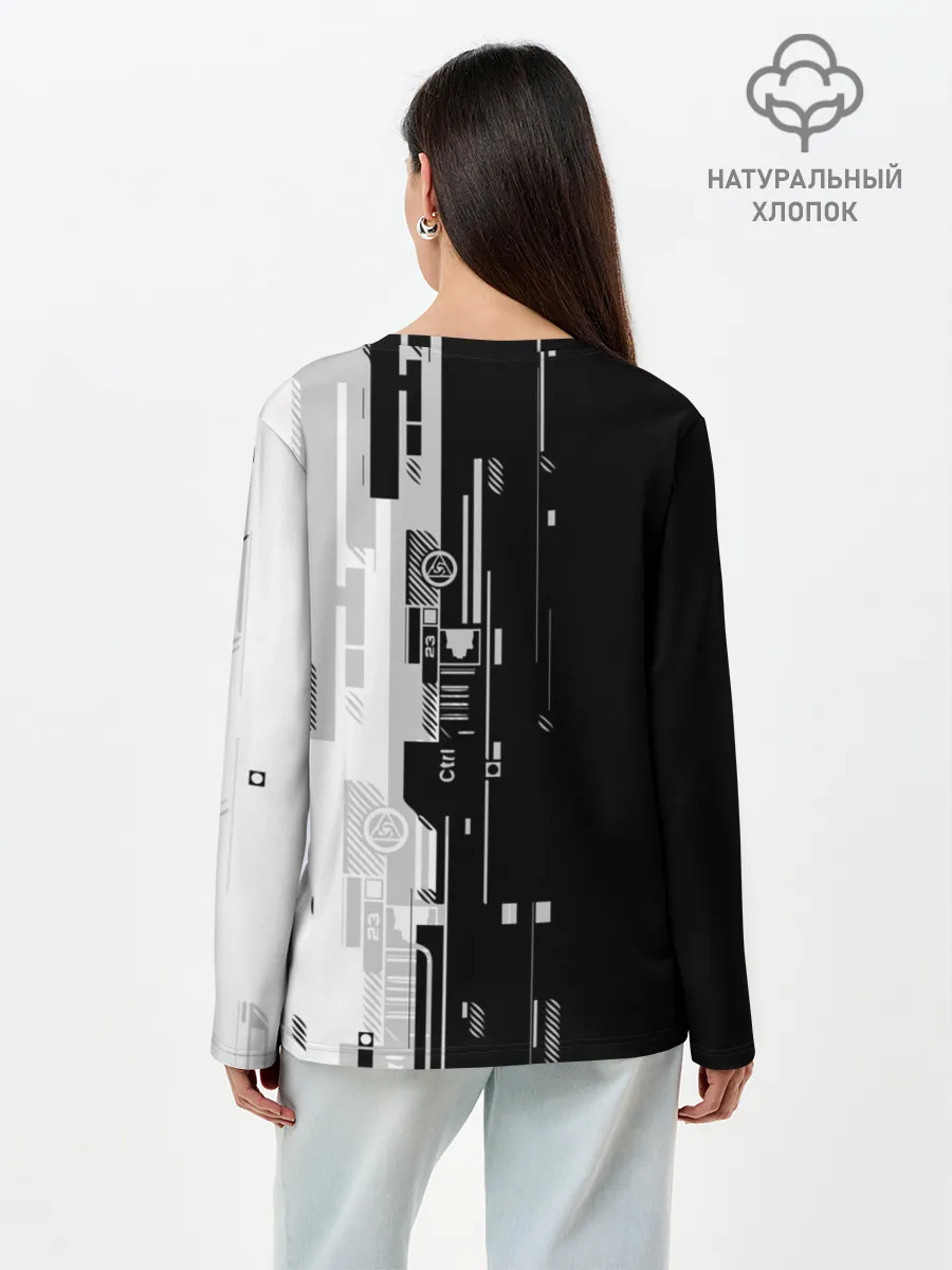 Лонгслив женский. Хлопок / TOYOTA SORT / TOYOTA TECHNO