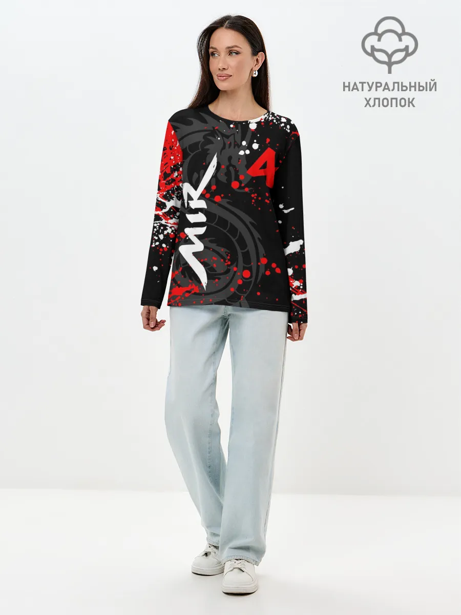 Лонгслив женский. Хлопок / MIR 4/ МИР 4