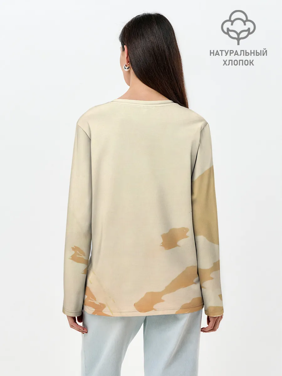 Лонгслив женский. Хлопок / Разрушение Геноса One Punch-Man