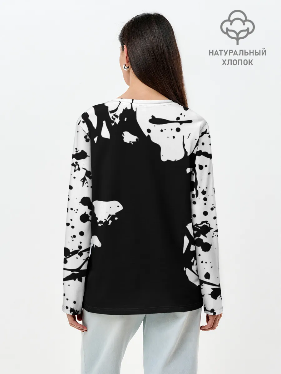 Лонгслив женский. Хлопок / Velial Squad свет или тьма,