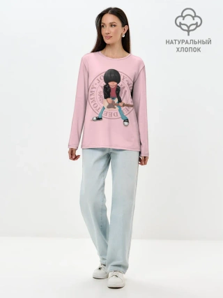 Лонгслив женский. Хлопок / Joey Ramone