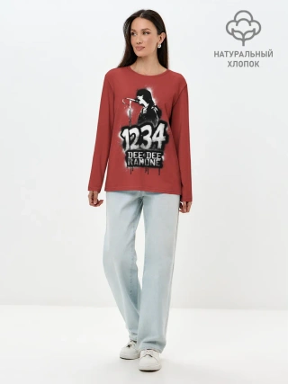 Лонгслив женский. Хлопок / Dee Dee Ramone