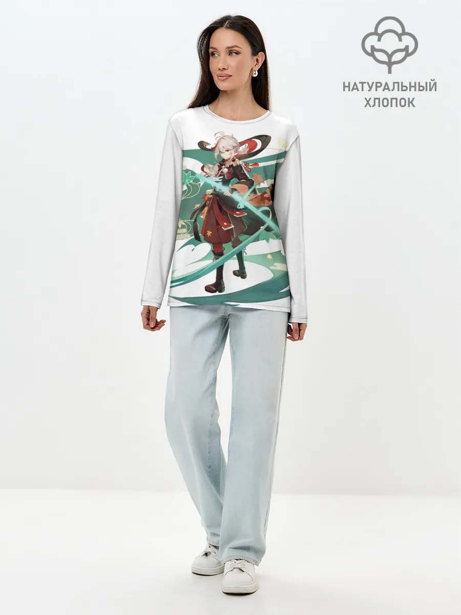 Лонгслив женский. Хлопок / ТОМА | МЕСТНЫЙ АВТОРИТЕТ