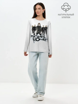 Лонгслив женский. Хлопок / Участники группы My Chemical Romance