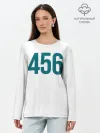Лонгслив женский. Хлопок / Squid game - Сон Ки Хун 456
