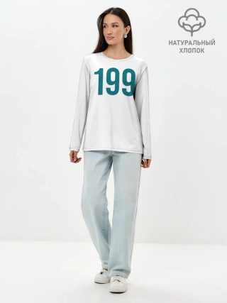 Лонгслив женский. Хлопок / Squid game - Али Абдул 199