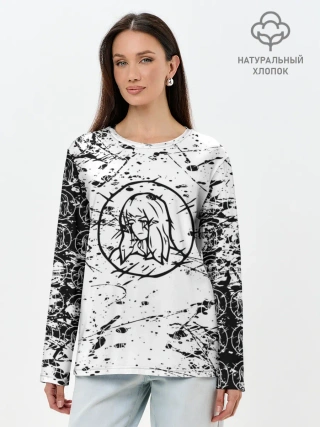 Лонгслив женский. Хлопок / velial squad / velial pharaoh