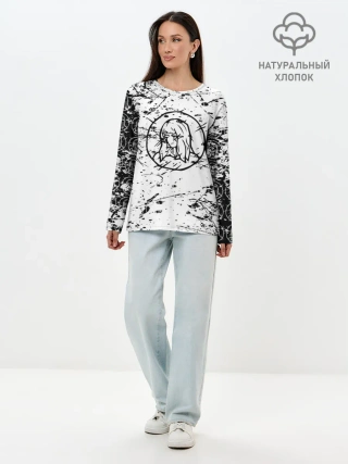 Лонгслив женский. Хлопок / velial squad / velial pharaoh