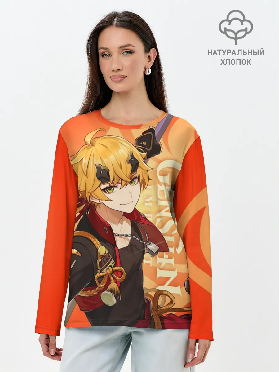 Лонгслив женский. Хлопок / Genshin Impact, Тома