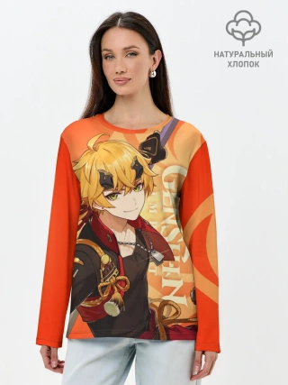 Лонгслив женский. Хлопок / Genshin Impact, Тома