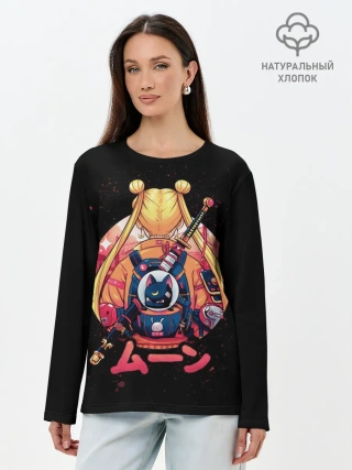 Лонгслив женский. Хлопок / Сейлор Мун / Sailor Moon