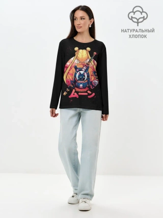 Лонгслив женский. Хлопок / Сейлор Мун / Sailor Moon