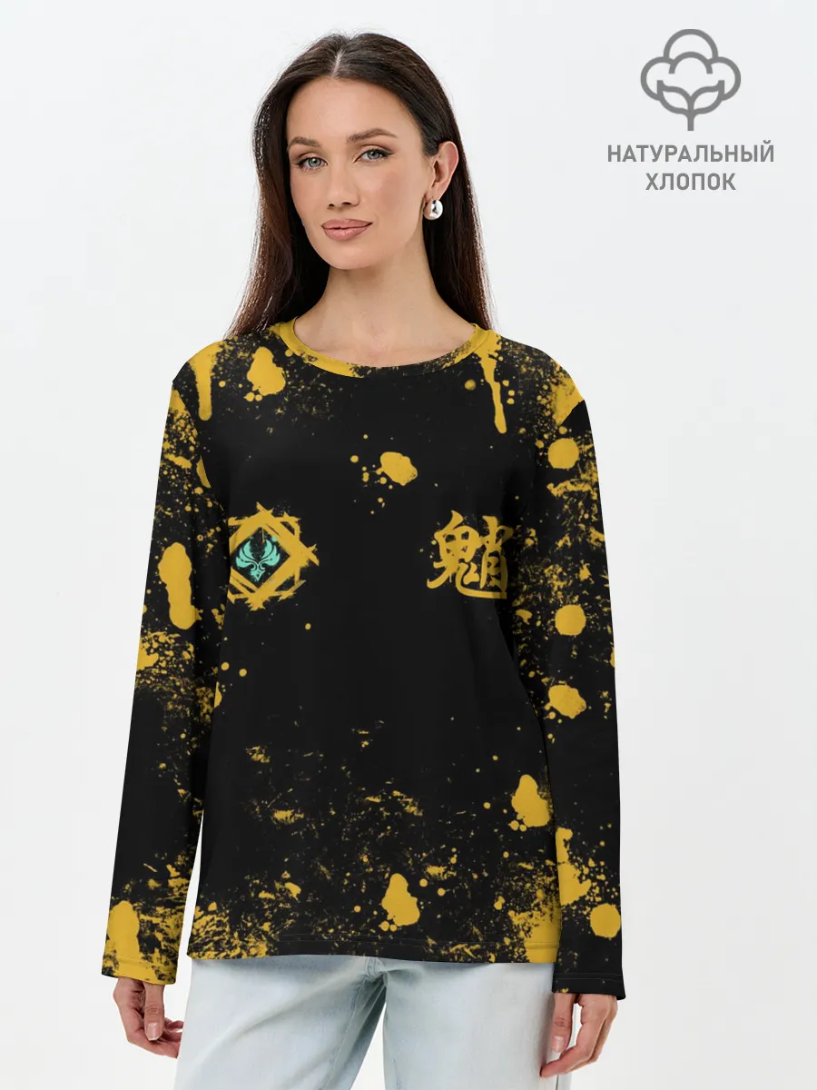 Лонгслив женский. Хлопок / ОХОТНИК НА ДЕМОНОВ | СЯО