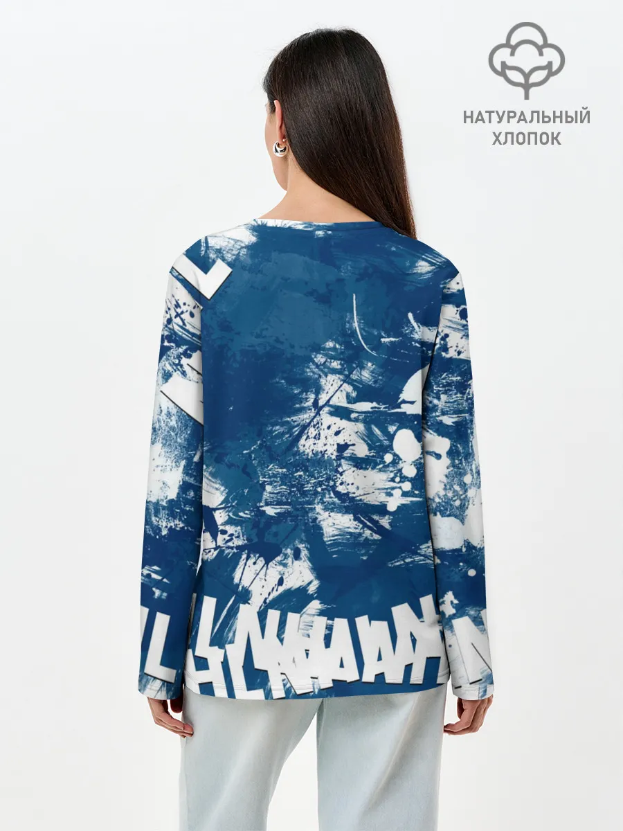 Лонгслив женский. Хлопок / Торонто Мейпл Лифс, Toronto Maple Leafs