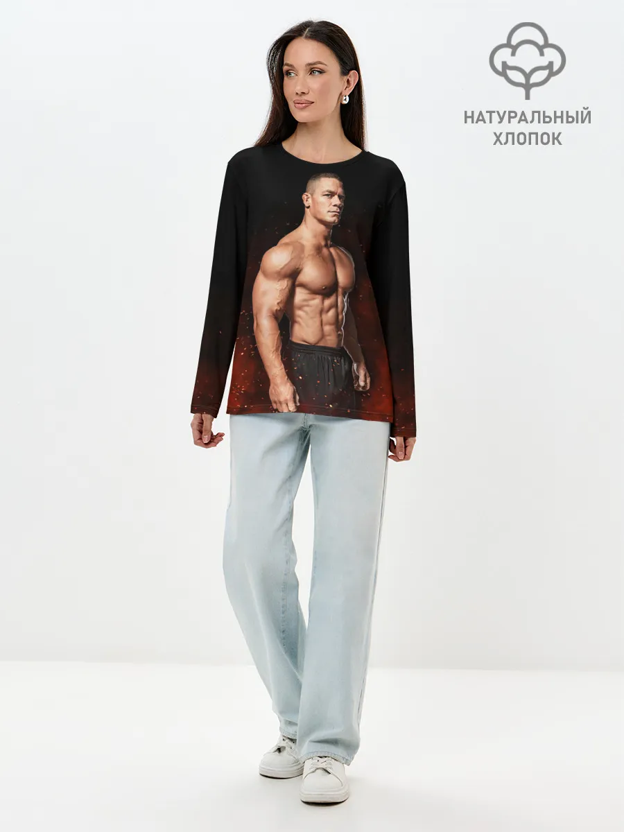 Лонгслив женский. Хлопок / John Felix Jr