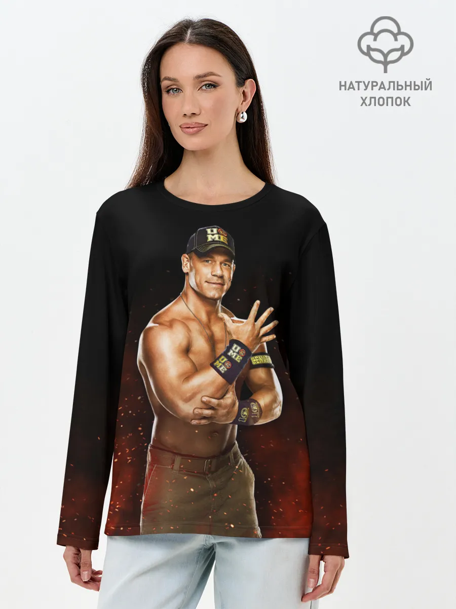 Лонгслив женский. Хлопок / Cena Jr