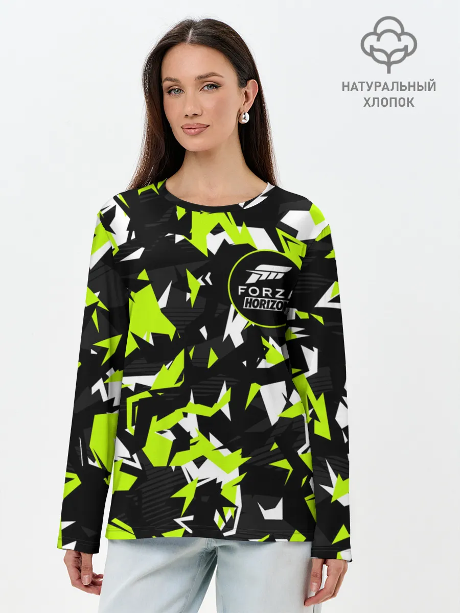 Лонгслив женский. Хлопок / FORZA HORIZON | ФОРЗА ХОРАЙЗЕН