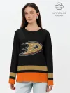 Лонгслив женский. Хлопок / Anaheim Ducks | Анахайм Дакс