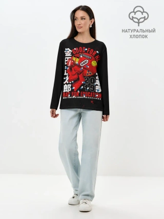 Лонгслив женский. Хлопок / Akira / Акира