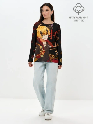 Лонгслив женский. Хлопок / Genshin Impact - Тома