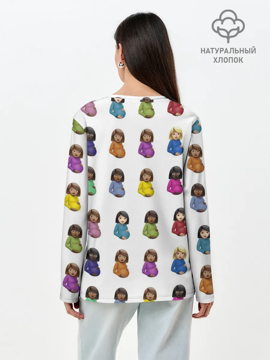 Лонгслив женский. Хлопок / Drake CLB.