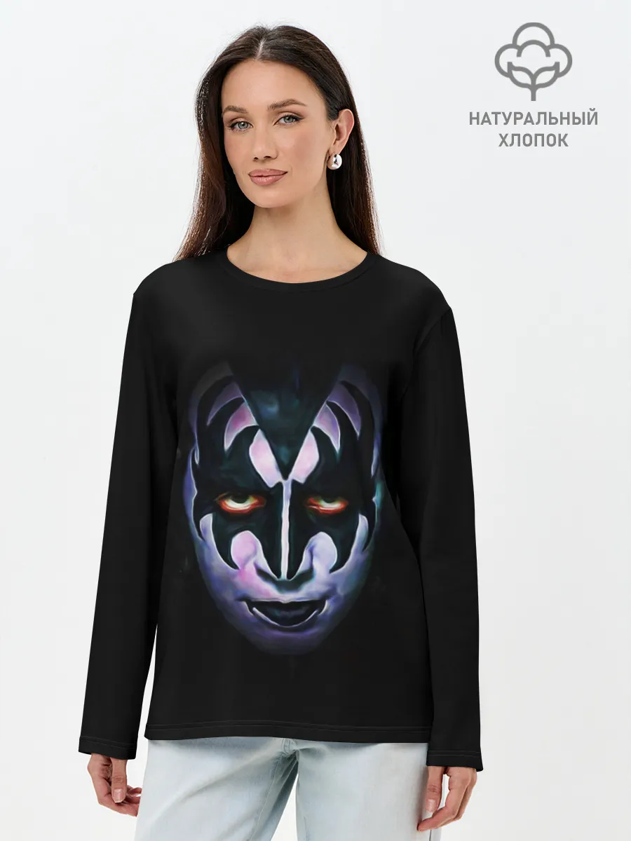 Лонгслив женский. Хлопок / Джин Симмонс
