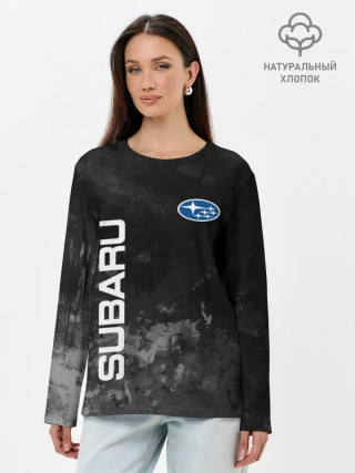 Лонгслив женский. Хлопок / Субару, Subaru